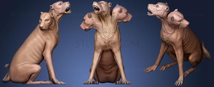 3D model Bernini Cerberus2 (STL)